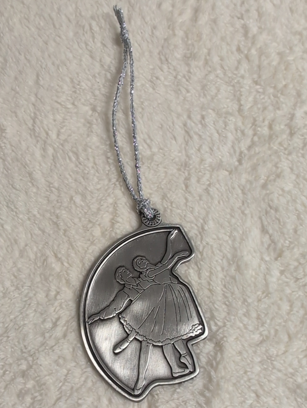 Royal Canadian Mint 2001 Silver Ballet Dancer Ornament- Solid Pewter